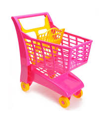 Petit chariot d'épicerie Rose