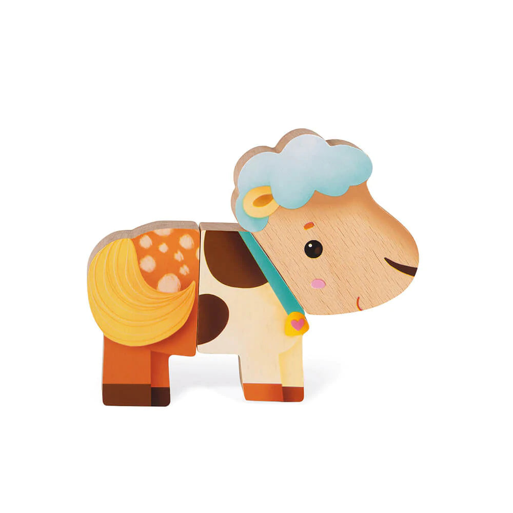 Aimants drôles en bois - Ferme Janod