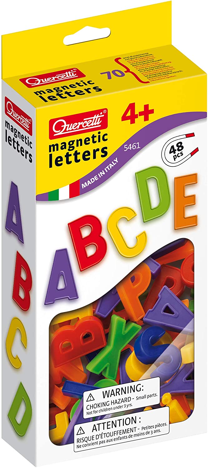 Lettres majuscules magnétiques