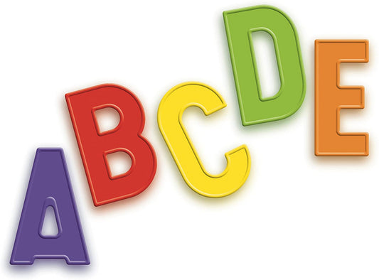 Lettres majuscules magnétiques