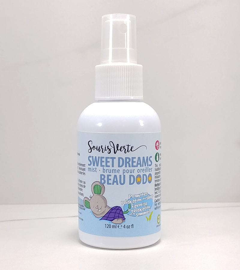 Boutique Petites Fleurs - Brume oreiller Souris Verte