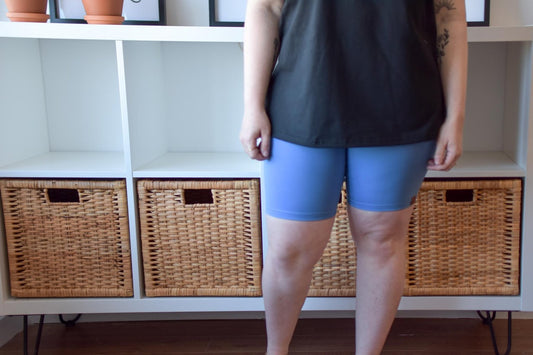 Bikers Short Bleu mauve