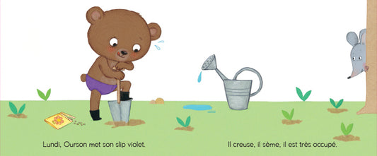 Boutique Petites Fleurs - livre - Bonne semaine ourson