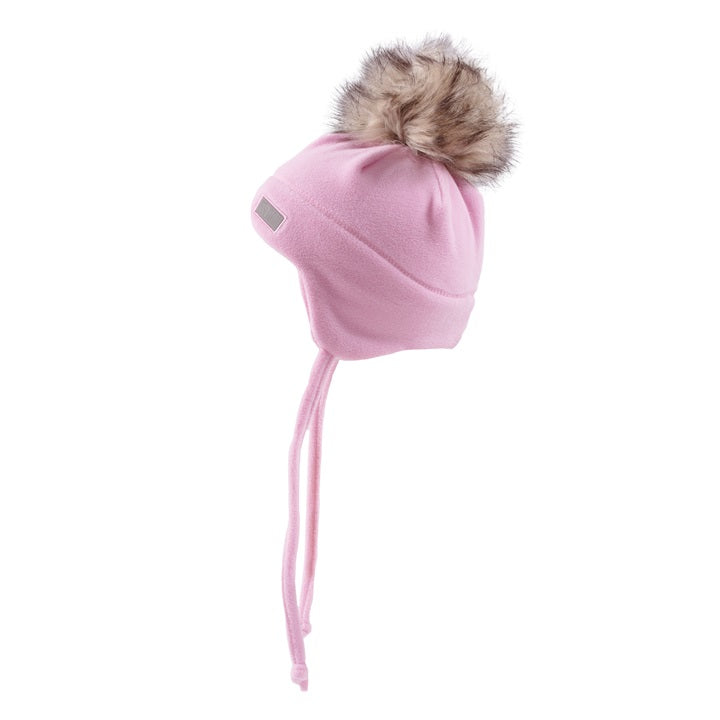 Tuque Rose en polar pour bébé BTUP500 9/12 mois