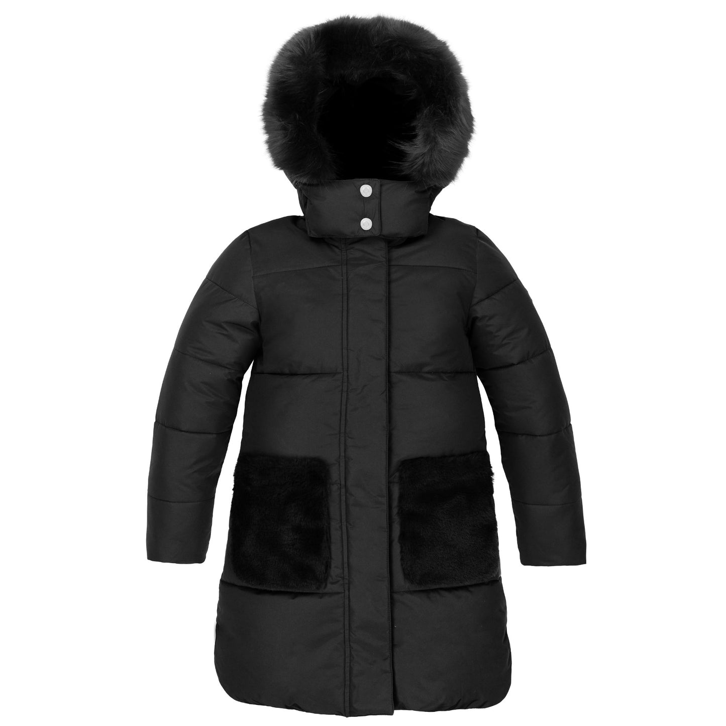 Manteau long puffer Noir C20W59