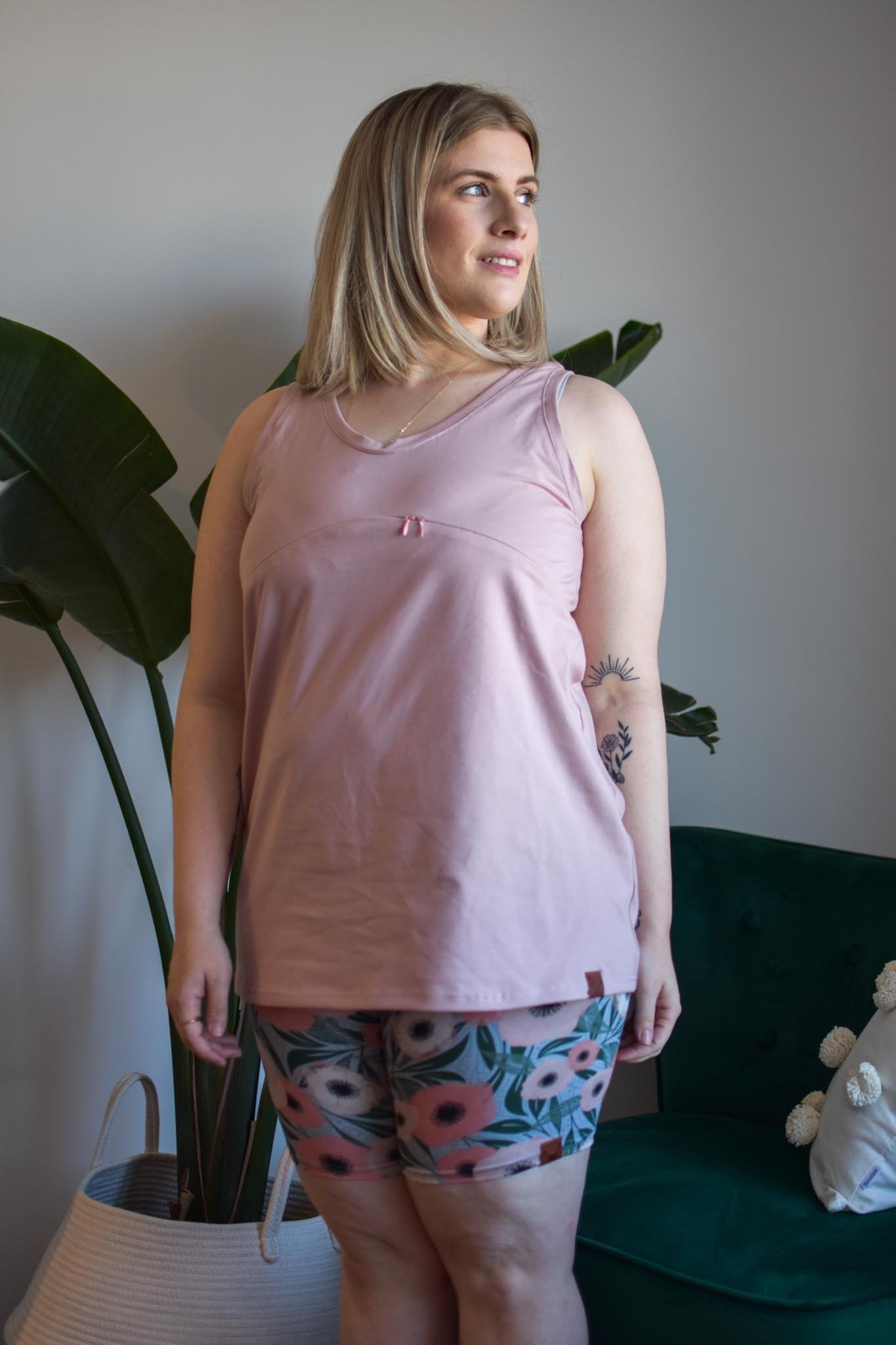 Camisole Boyfriend nin9 Rose Antique