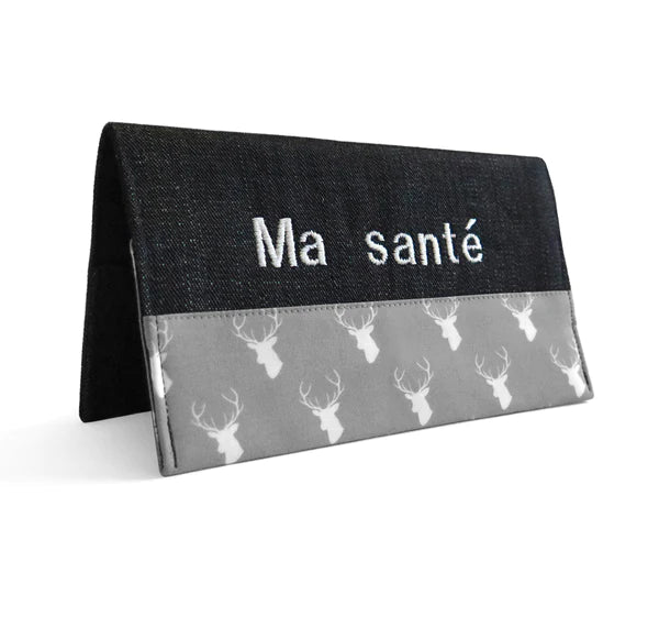 Boutique Petites Fleurs - carnet de Santé Chevreuil gris Loliko