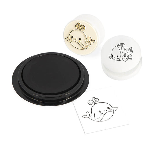 Boutique Petites Fleurs - Coffret 5 Tampons Océan Stampinoo