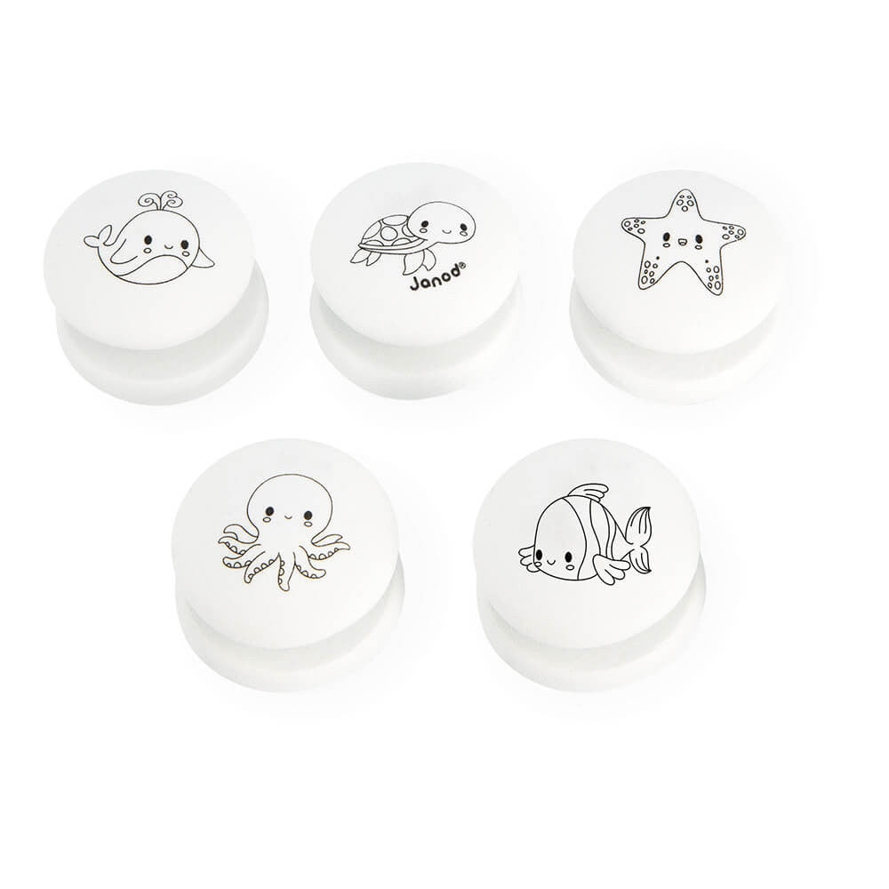 Boutique Petites Fleurs - Coffret 5 Tampons Océan Stampinoo