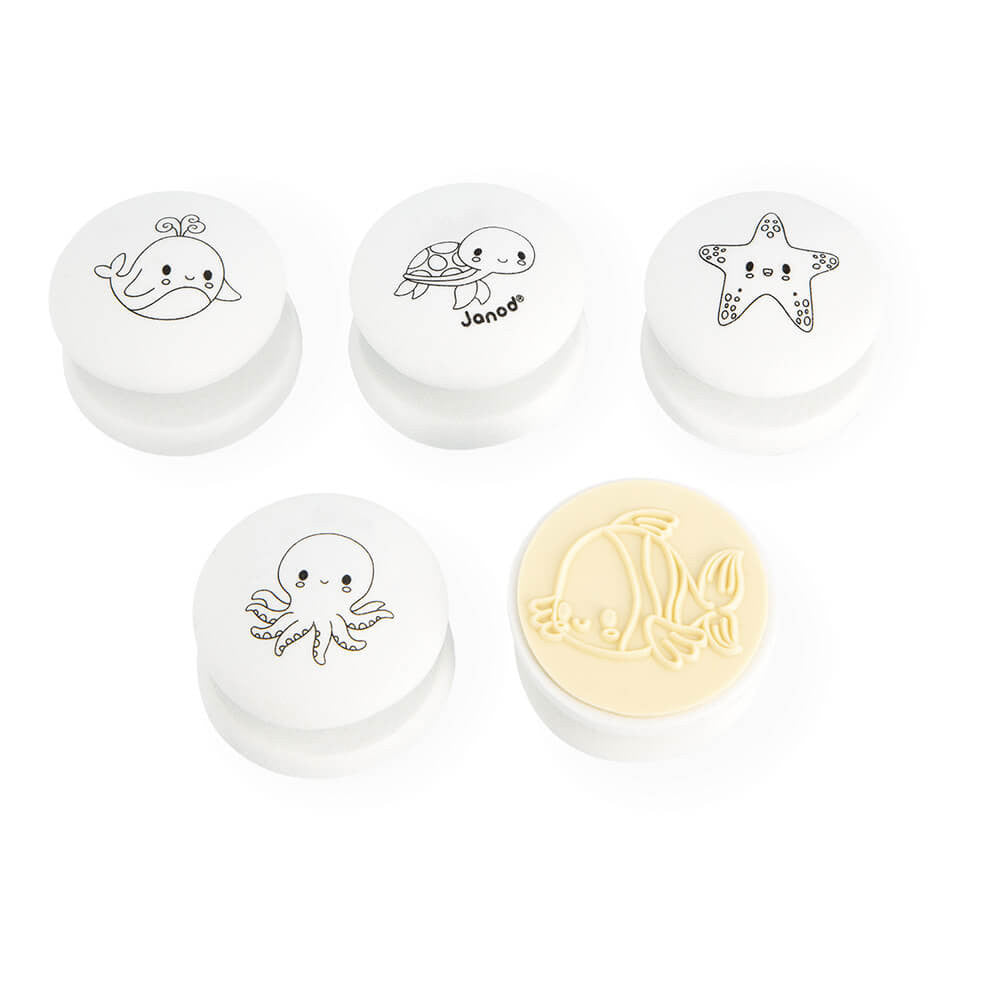 Boutique Petites Fleurs - Coffret 5 Tampons Océan Stampinoo