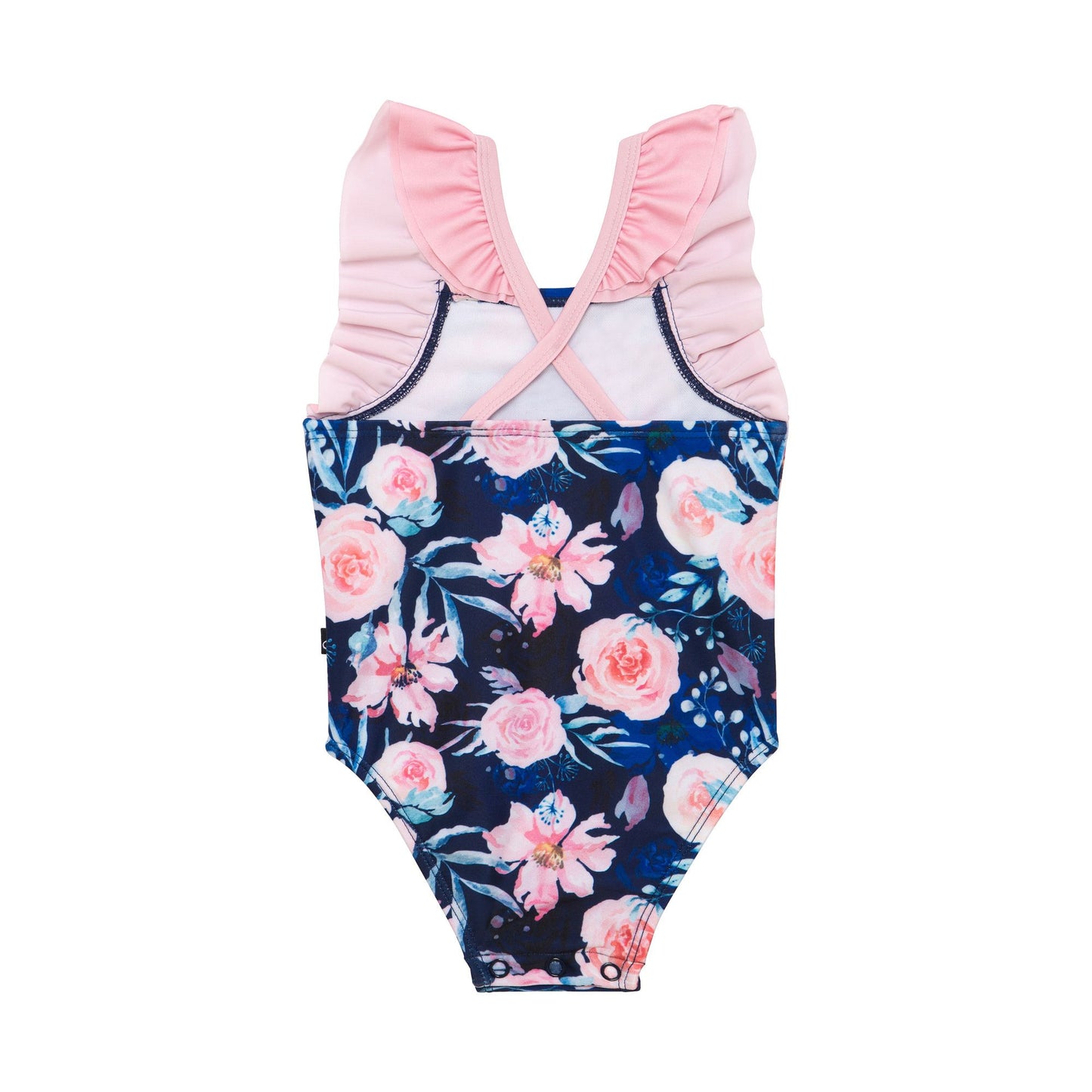 Boutique Petites Fleurs - Maillot de bain 1 pièce imprimé floral bleu marin D30NG60