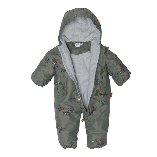 Ensemble d'extérieur 1 pc kaki imprimé camping pour bébé D30W65