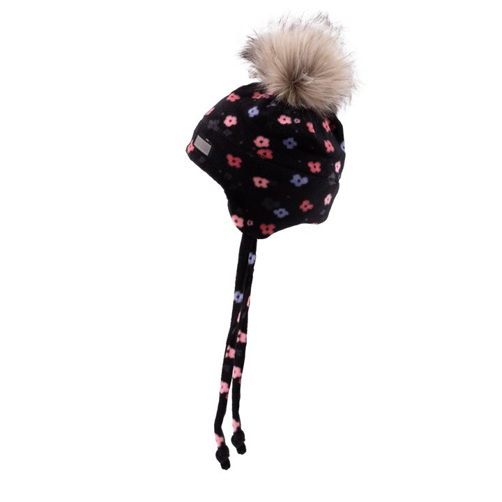 Tuque polar Noire & fleurs Bébé F20TUP500 9/12 mois