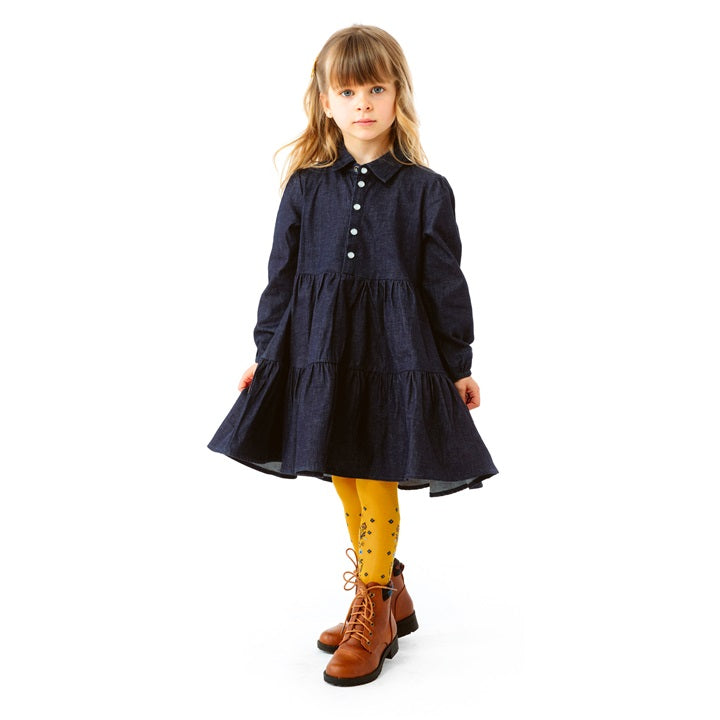 Robe Denim À la campagne F2106-11