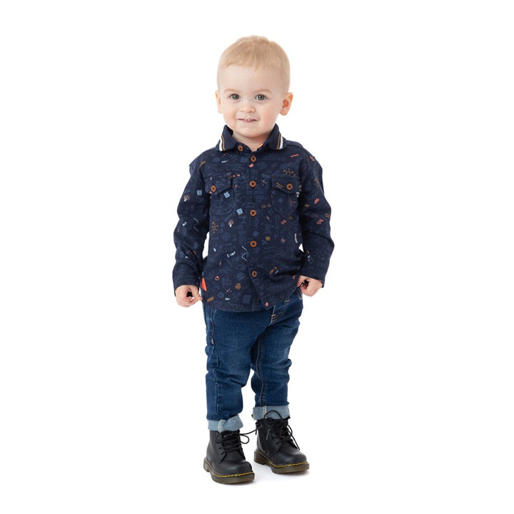 Chemise Oh Génie! F2253-02