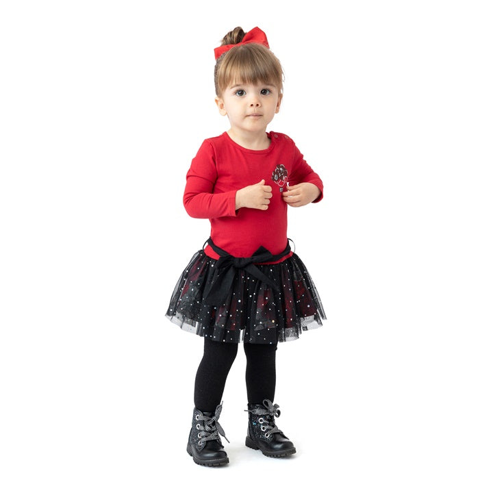 Boutique Petites Fleurs - Robe Danse d'hiver F2270-01- Nano collection