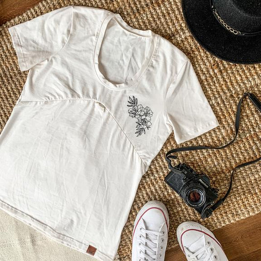 Tshirt Blanc crème 3 en 1 - nin9