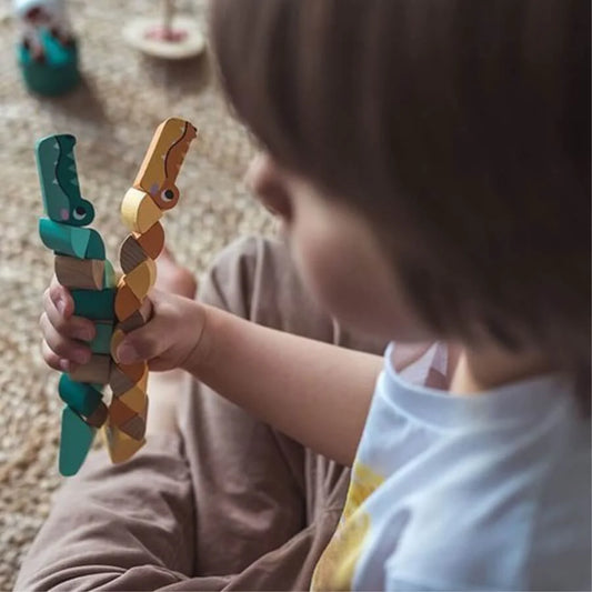 Serpents et crocodiles articulés Janod