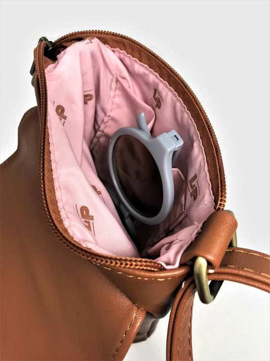 Mini sac à bandoulière Lp apparel Caramel (similicuir)