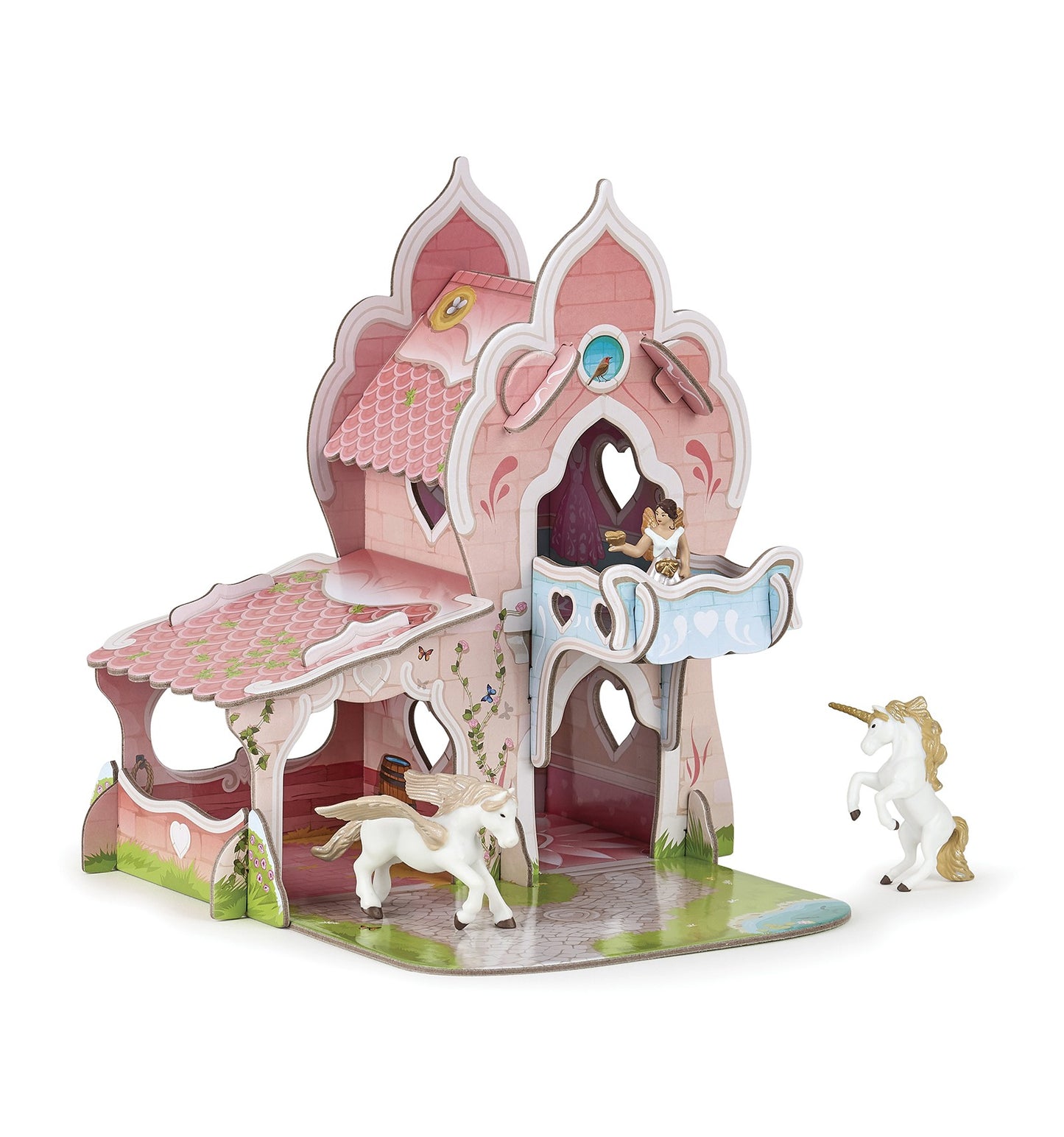 Ensemble Papo mini Château de princesse et 12 mini-figurines