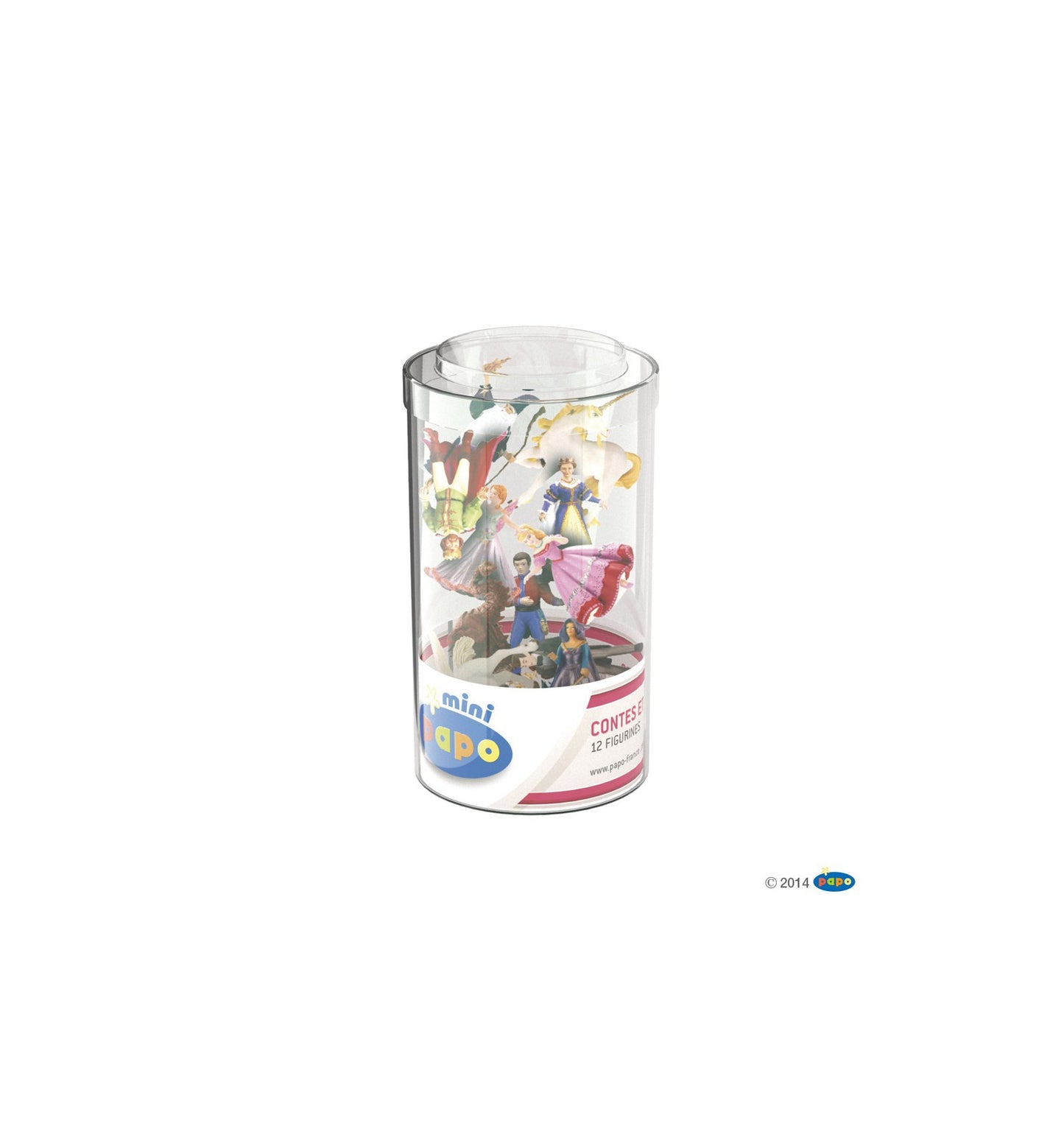 Ensemble Papo mini Château de princesse et 12 mini-figurines