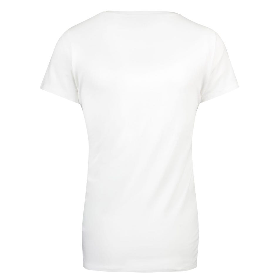 Tshirt Maternité Rome Blanc Col en V 90N0014