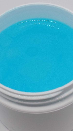 Peinture moussante pour le bain Bleue