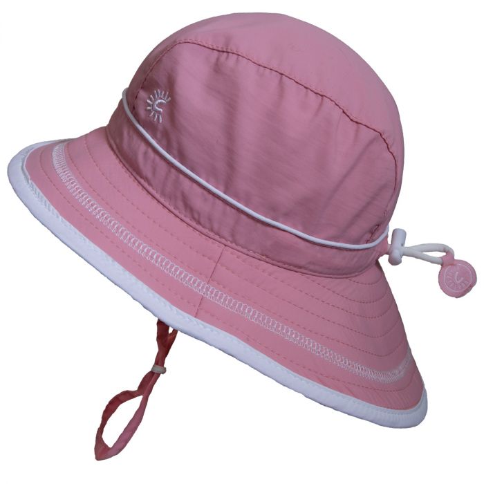 Boutique Petites Fleurs - Chapeau de plage Uv Rose - Calikids