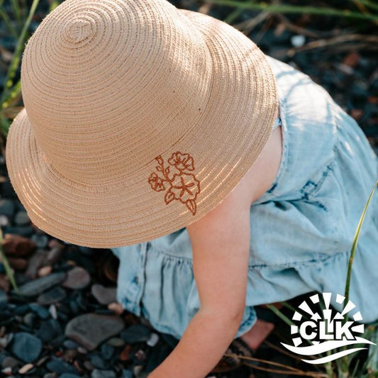 Boutique Petites Fleurs - Chapeau style chapeau de paille flexi-hat - Calikids
