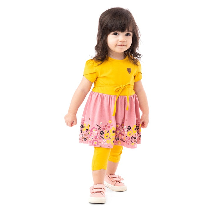 Boutique Petites Fleurs - Legging 3/4 Sous le soleil S2252-03