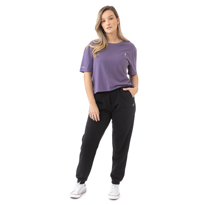 T-shirt Court Mauve femme S22l500-04