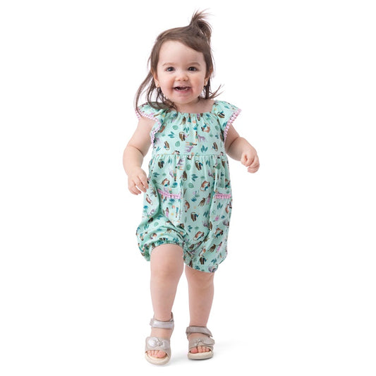 Boutique Petites Fleurs - Barboteuse Nano pour bébé fille DOMPTEUSEE DE LÉOPARDS S2352-04