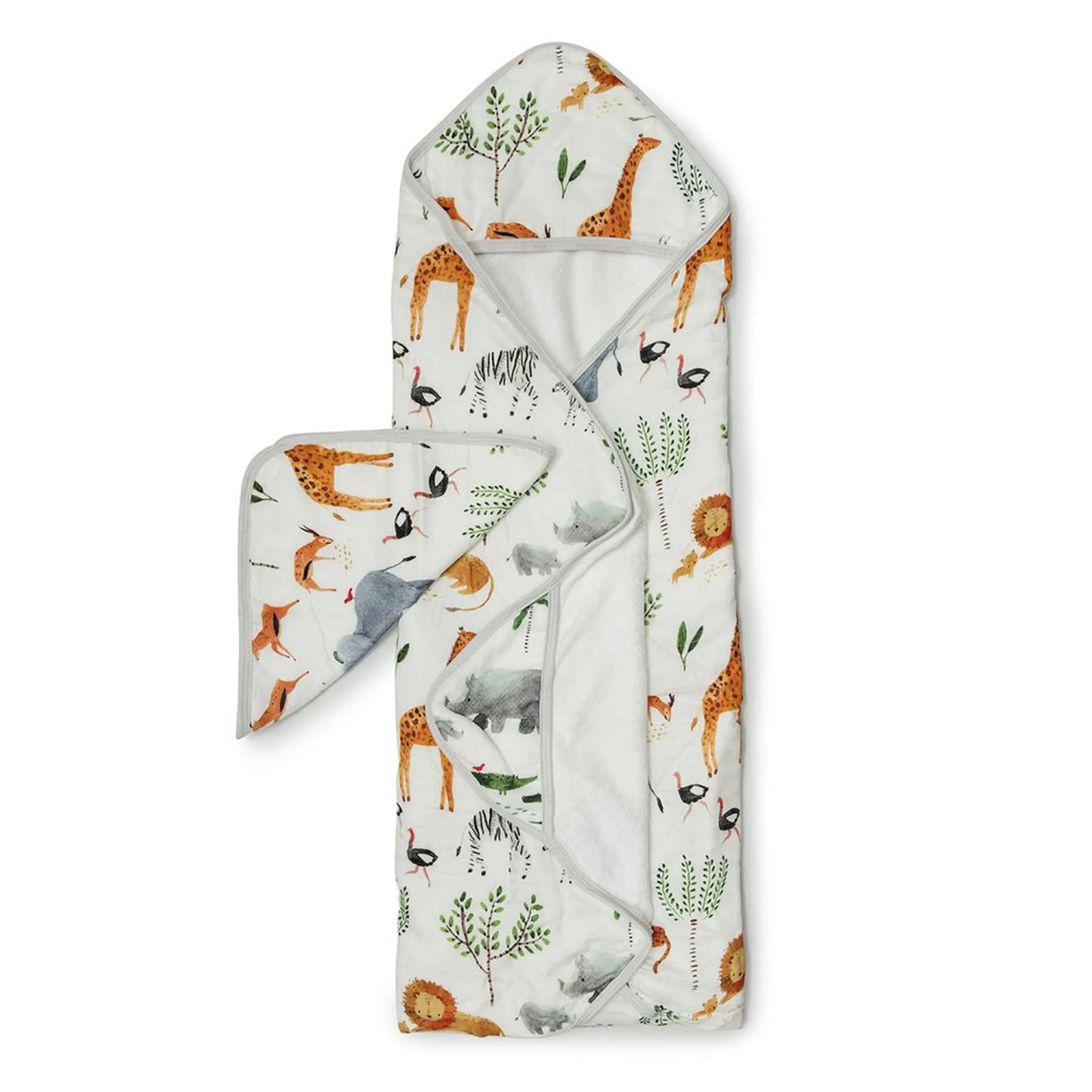 Ensemble Serviette à Capuchon - Safari Jungle