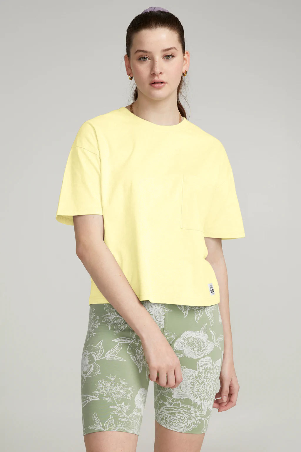 T-shirt à poche Original au coton Ado/adulte Chardonnay