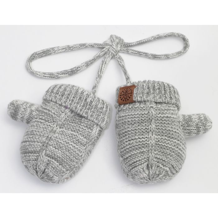 Mitaine en tricot pour Bébé Grise Calikids W2050