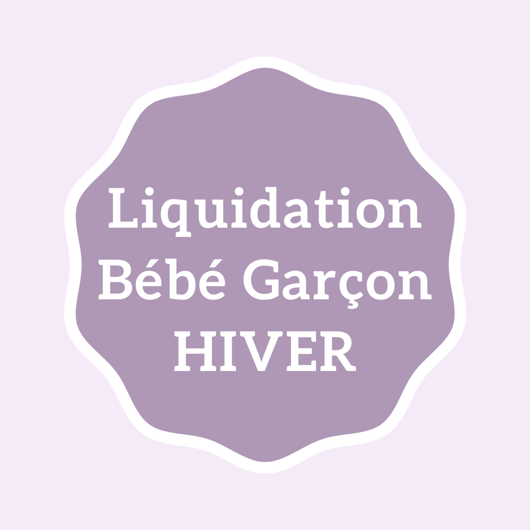 Liquidation bébé garçon hiver