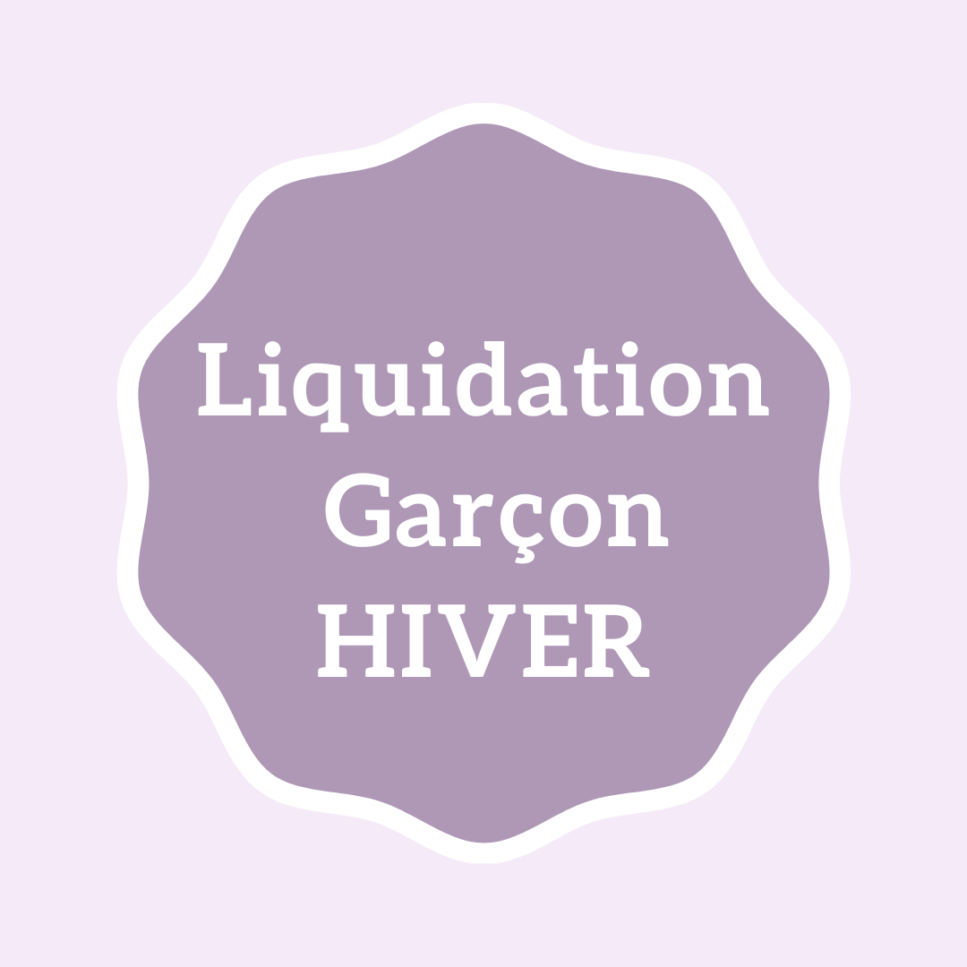 Liquidation garçon hiver