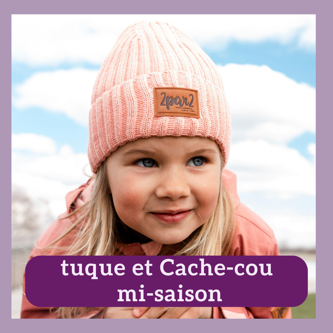Tuque et cache-cou mi-saison