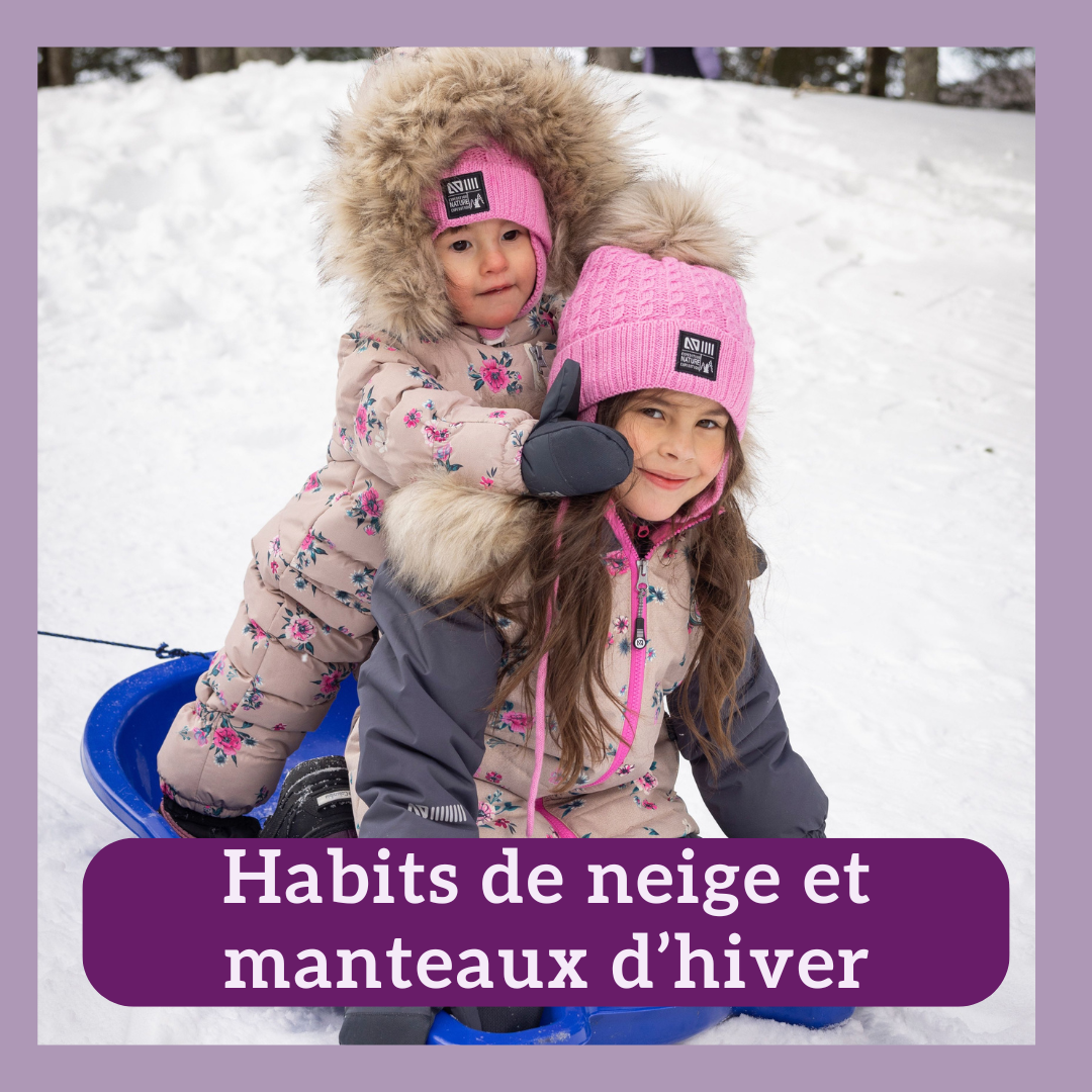 habits de neige et manteaux hiver