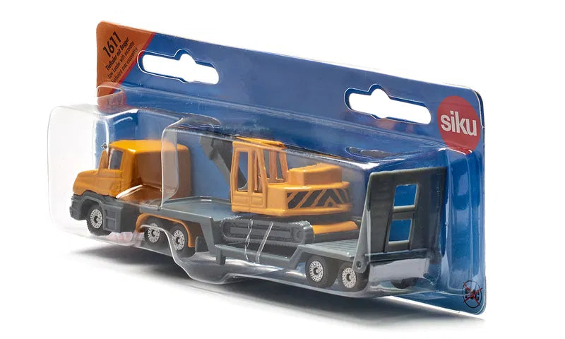 CAMION SURBAISSÉ AVEC EXCAVATRICE - Siku