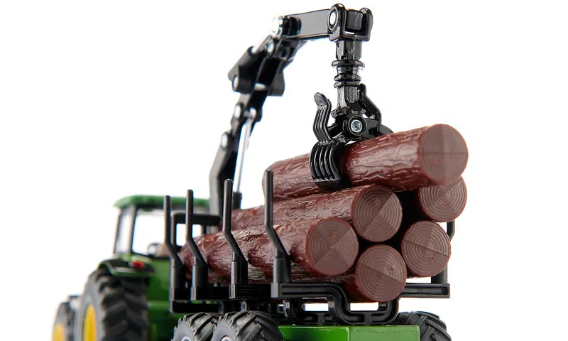 Tracteur avec remorque forestière - Siku