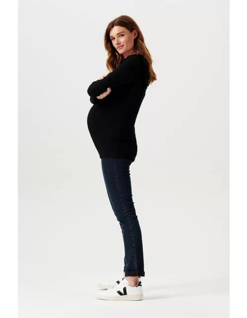 Boutique Petites Fleurs - T-shirt maternité et allaitement Pierson noir 2090015