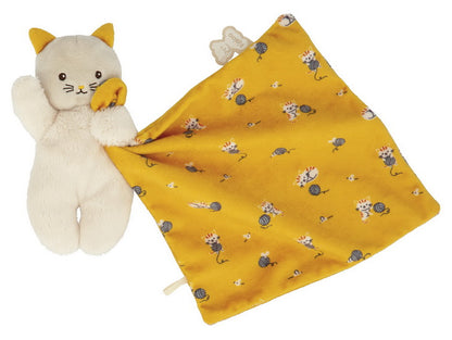 Boutique Petites Fleurs - Doudou chat jaune Kaloo