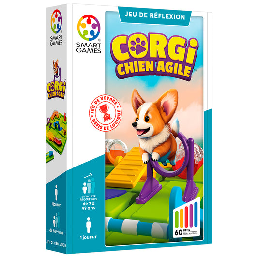 Boutique Petites Fleurs - Corgi, chien agile de Smart Games