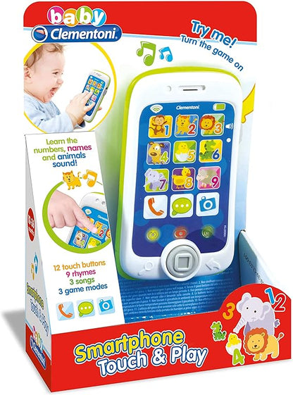 Boutique Petites Fleurs - Le téléphone intelligent de bébé Touch & play Clementoni