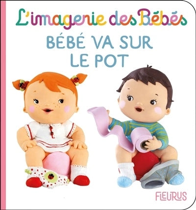 boutique petites fleurs-Bébé va sur le pot