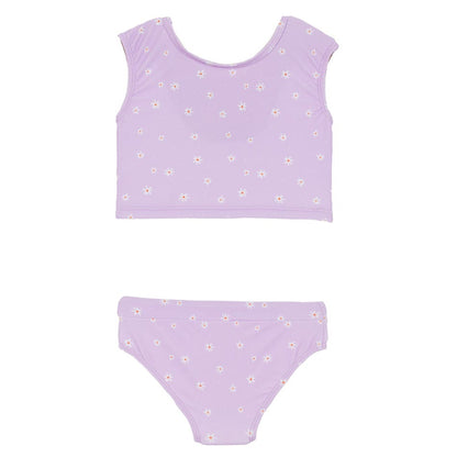 Maillot UV deux-pièces pour fillette Lilas S25S20-01