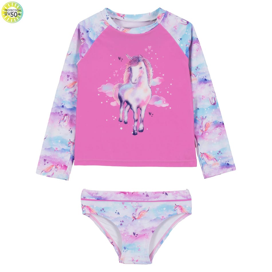 Boutique Petites Fleurs/ Maillot UV deux-pièces pour bébé Licorne S25S26-01/ Nano collection