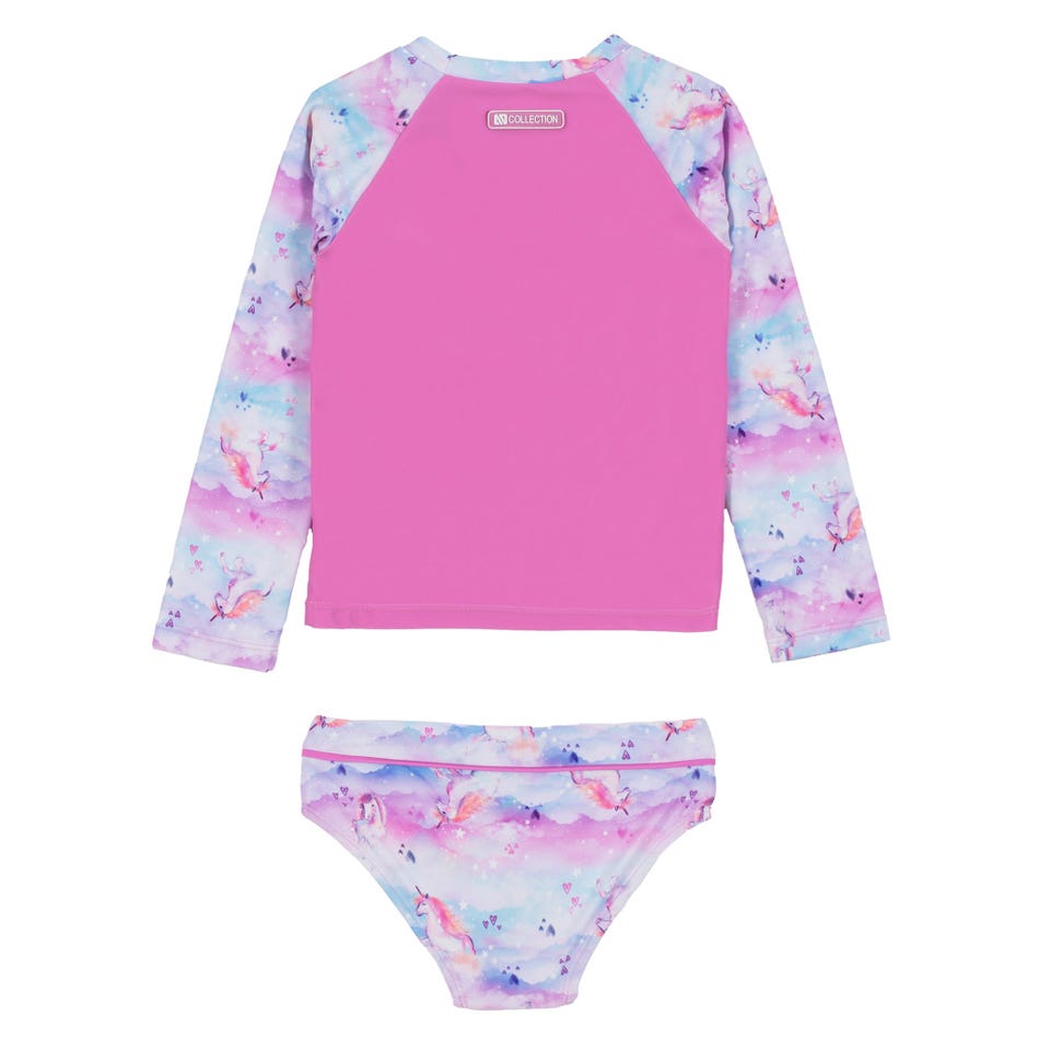 Boutique Petites Fleurs/ Maillot UV deux-pièces pour fillette Licorne S25S26/ Nano collection