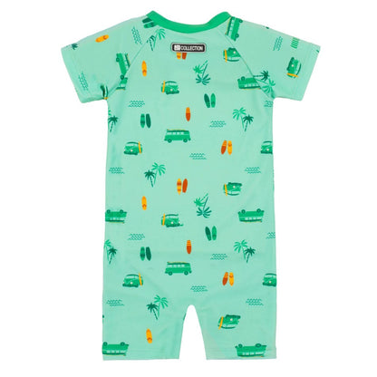 Combinaison maillot pour bébé menthe S25S303